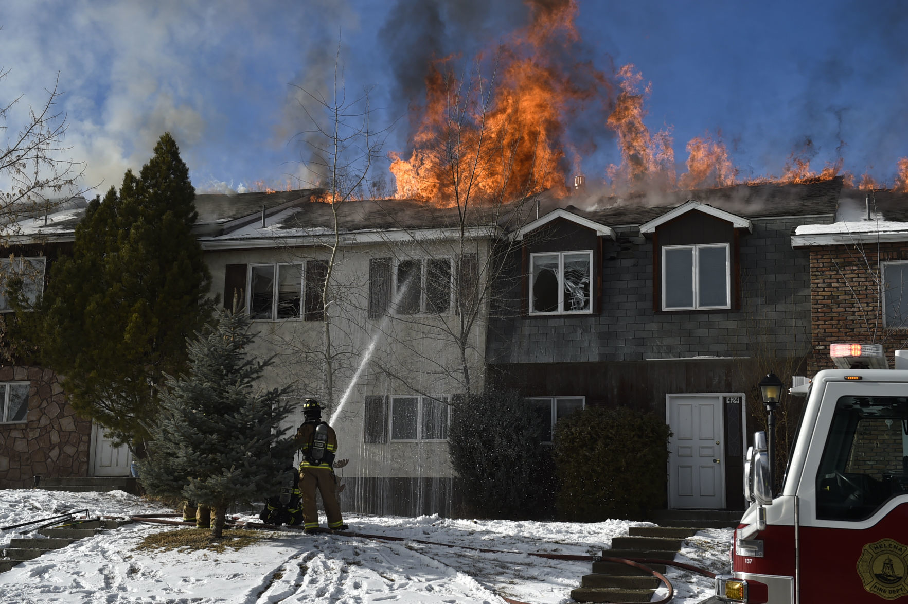 Raymond St. structure fire